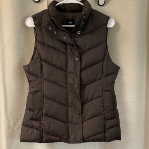 GAP dark grey/brown Quilted Vest